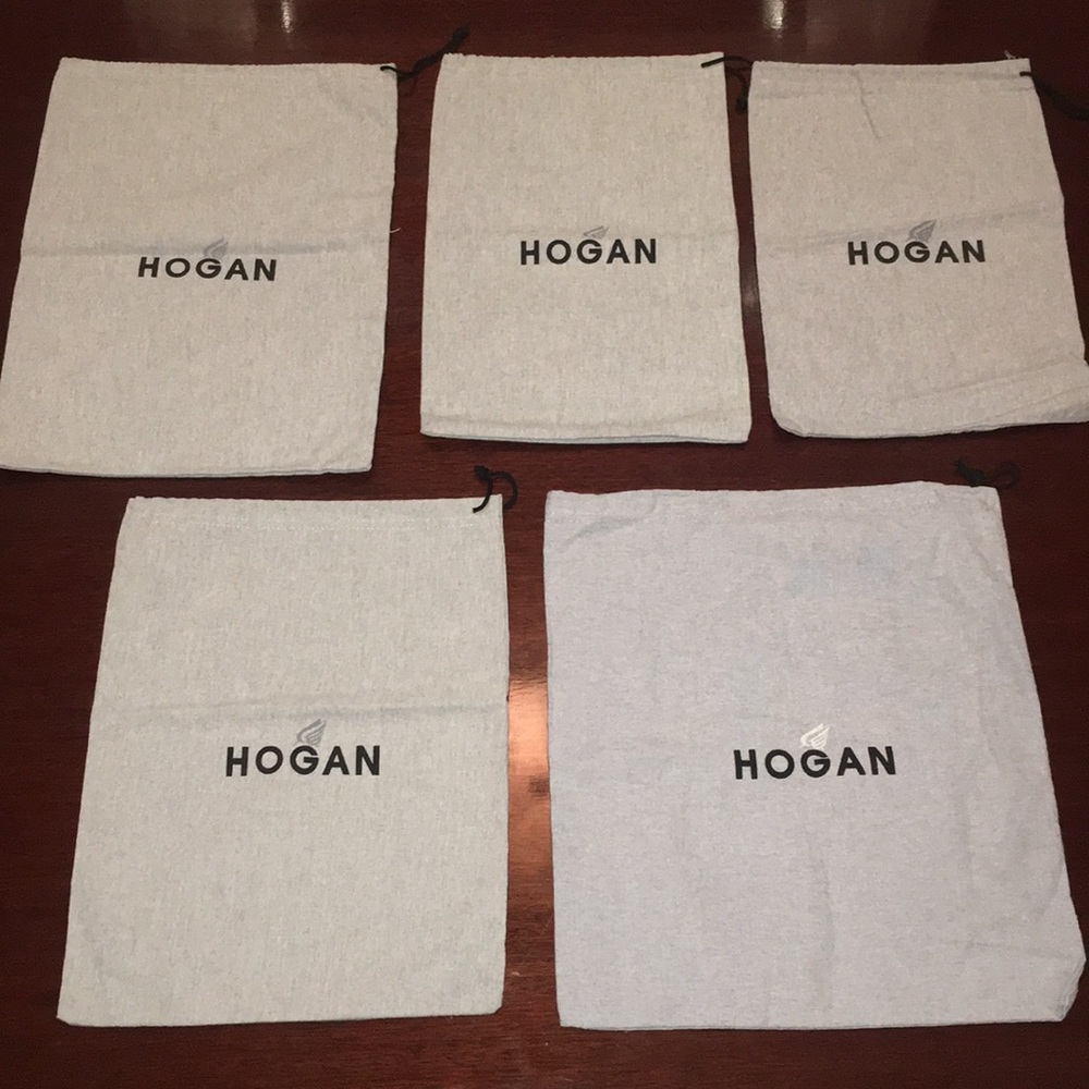 5 authentic Hogan dust covers